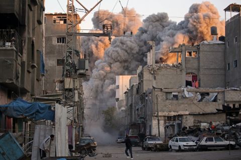 8 killed in Israel airstrikes in Gaza's Khan Younis, Nuseirat