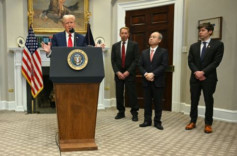 Trump announces major AI venture worth $500bn