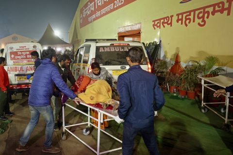 Dozens killed in stampede at India's Kumbh Mela Hindu festival