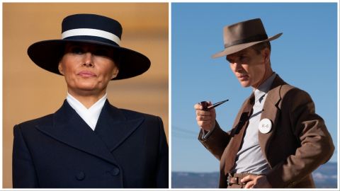 Melania Oppenheimer: First Lady's outfit mocked