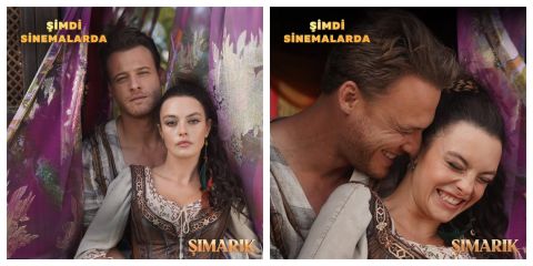 Kerem Bürsin and Melis Sezen 