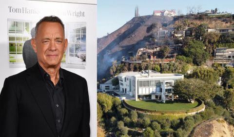  Tom Hanks ’ Pacific Palisades home escapes devastating wildfire amid LA Blaze