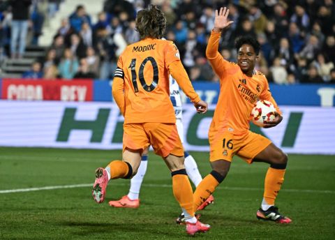 مودريتش وإندريك يحققان رقمًا لافتًا في مواجهة ريال مدريد وليغانيس
