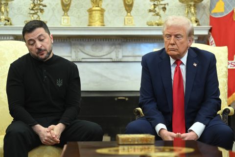 Did Trump eat Zelensky's lunch after their verbal altercation?