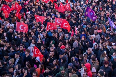 Protests erupts in Turkey following arrest of Istanbul Mayor