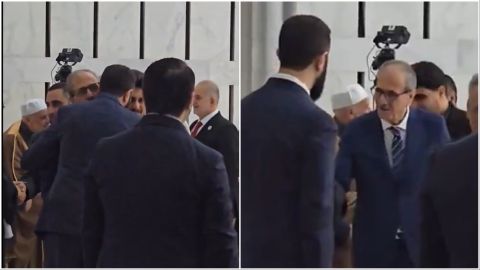 Father of Ahmed al-Sharaa first public appearance sparks curiosity