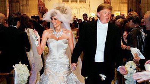 Melania Trump's Dior wedding dress on eBay sale for cheap price