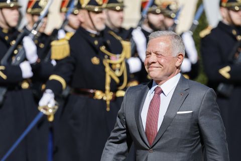 Jordan King heads to Egypt for meeting with El-Sisi, Macron