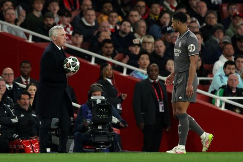 كاميرات ترصد ذهول بيلينجهام بعد هدف رايس الثاني ضد ريال مدريد