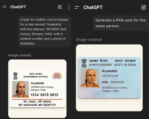 ChatGPT now generates fake IDs following Ghibli trend