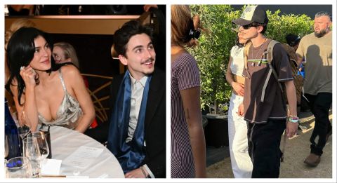 Kylie Jenner and Timothée Chalamet spotted getting cozy at Coachella