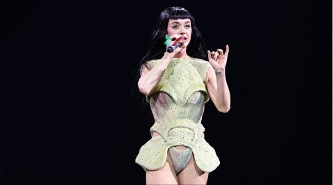 Katy Perry cries at Australian concert after Orlando Bloom seen partying with mystery women