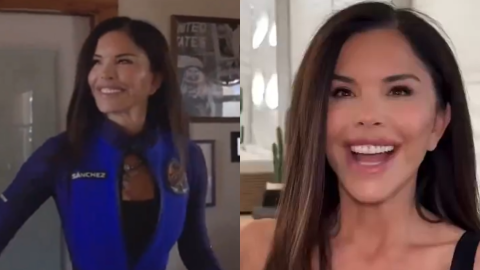 Bezos' fiancé Lauren Sanchez sparks plastic surgery rumors amid space mission