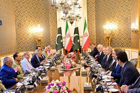 Pakistani PM Shehbaz Sharif visits Iran after Turkey trip