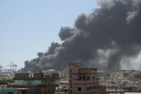 Khartoum announces putting out Port Sudan fire