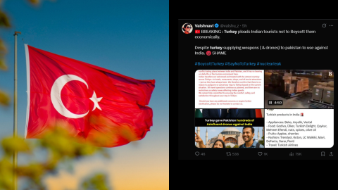 Indians call for Turkey tourism boycott amid India-Pakistan war