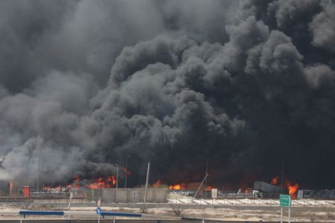 Mysterious blaze destroys 15 vessels at key Iranian port amid rising tensions
