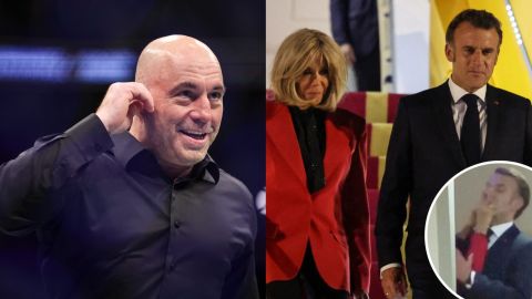 Joe Rogan reacts to Brigitte Macron slapping French President: “That’s Wild… What’s Going on Behind Closed Doors?”