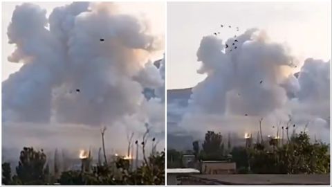 Video: huge fire erupts at Iran's Tabriz refinery after Israeli attack