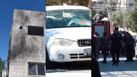 Jordan intercepts airborne threats; Debris injures civilians and damages homes
