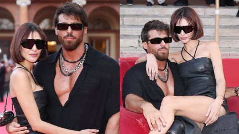 Can Yaman lifts girlfriend Sara Bluma on red carpet in romantic festival appearance