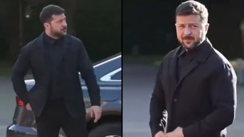 Zelenskyy in a suit? Rare appearance at NATO summit goes viral