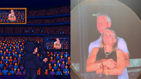 Spot Andy and Kristin: Game dev recreates the Astronomer CEO scandal during Coldplay concert