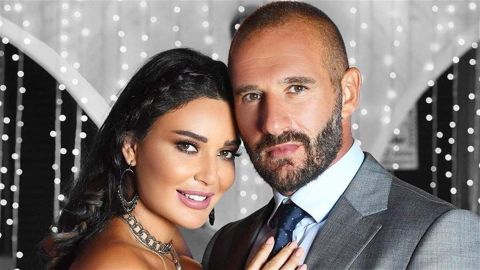 سيرين عبدالنور تثير الجدل برقصها مع سيف نبيل بحضور زوجها