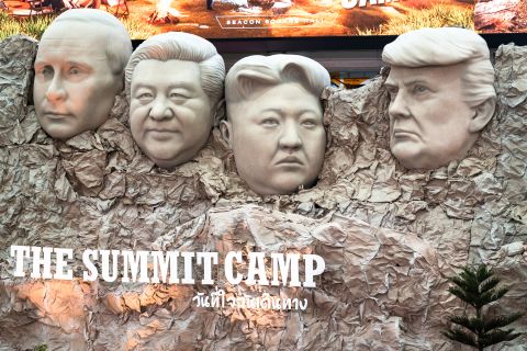 Bangkok mall sparks debate with ‘Mount Rushmore’ of Trump, Putin, Xi, and Kim