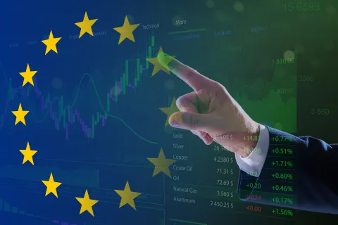 الأسهم الأوروبية ترتفع بانتظار قرار الفائدة الأميركية