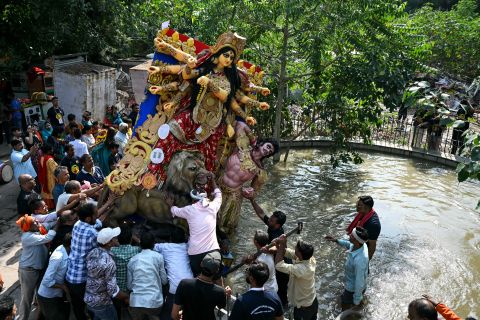 10 children among 13 killed in Durga idol immersion tragedies in India’s MP