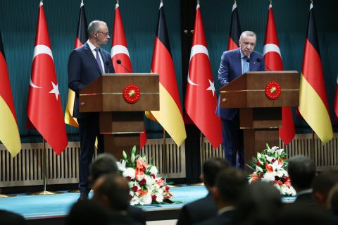 German chancellor meets Erdoğan in Ankara, seeks reset with Turkey