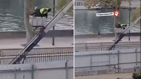New video shows Louvre Museum robbers flee easily with jewelry