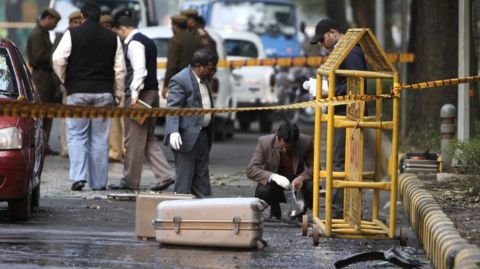 فيديو غير عادي: انفجار يهزّ العاصمة دلهي