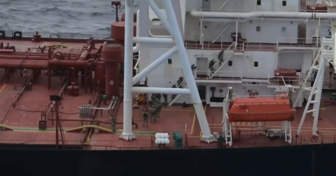 US Navy intercepts Iran-linked tanker in high seas operation