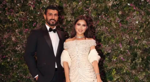 محمد سامي يفاجئ مي عمر في موقع التصوير ويقضي معها إجازة خاصة
