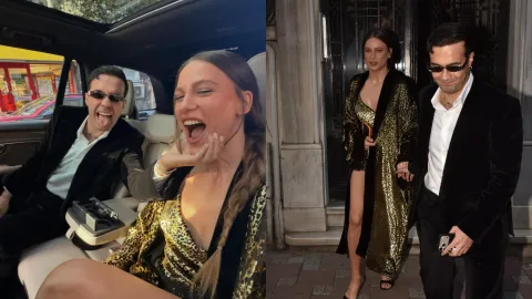 Serenay Sarıkaya goes viral after intimate dance with Mert Demir in bold mini dress