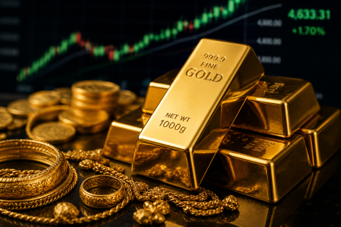 أسعار الذهب تقفز بشدة والدولار.. الى الهاوية