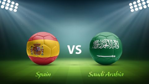 عبارات فوز المنتخب السعودي ضد إسبانيا في كأس العالم 2026