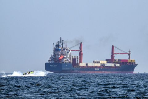 Cargo ship hit near Strait of Hormuz as Iran-Oman shipping dispute escalates