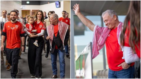 Little Princess Iman captures attention at Jordan's World Cup match
