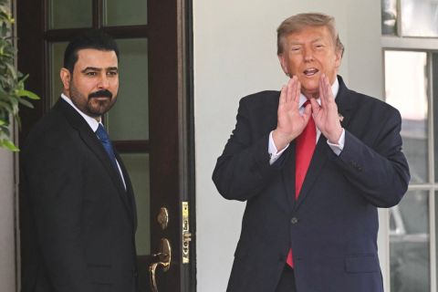 Iraqi PM Ali al-Zaidi meets Trump at White House
