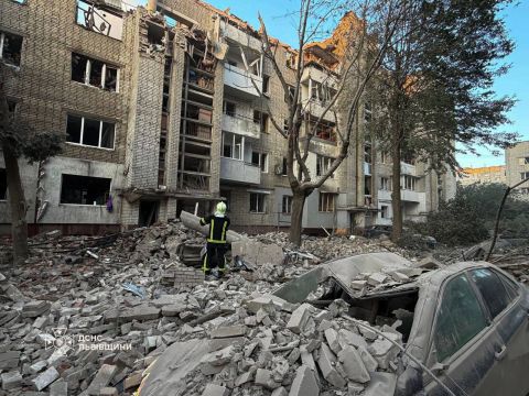 Russian missile and drone barrage kills at least 13 across Ukraine