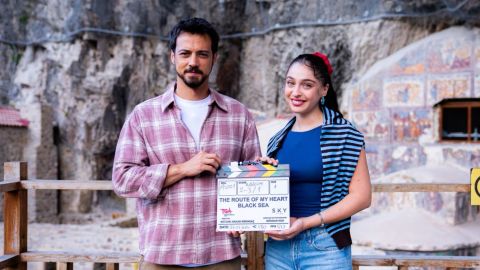 Cemre Baysel and Mert Yazıcıoğlu wrap filming for Go Türkiye miniseries
