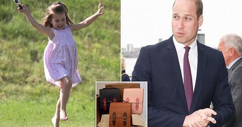 Princess Charlotte 'Obsessed' with Fashion after Pink Satchel Gift With Her Name
