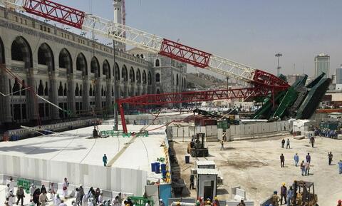 إعادة النظر بقضية سقوط رافعة الحرم المكي