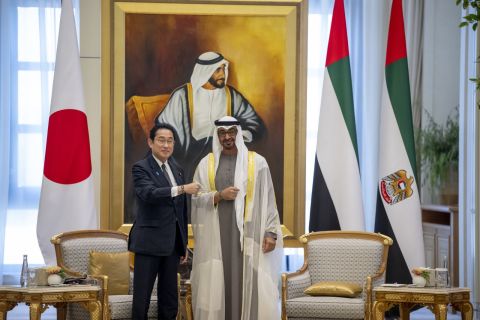 Japan’s PM arrives in UAE ahead of COP28