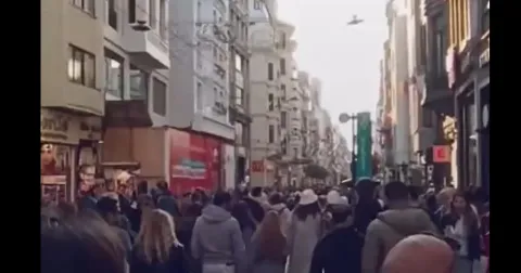 بالفيديو.. لحظة وقوع انفجار اسطنبول