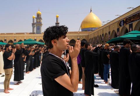 الصدر يحث زوار أربعينية الحسين على الدعاء للشعب الأوكراني