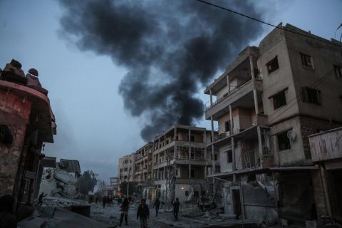7 قتلى من هيئة تحرير الشام بقصف للقوات الحكومية في شمال سوريا